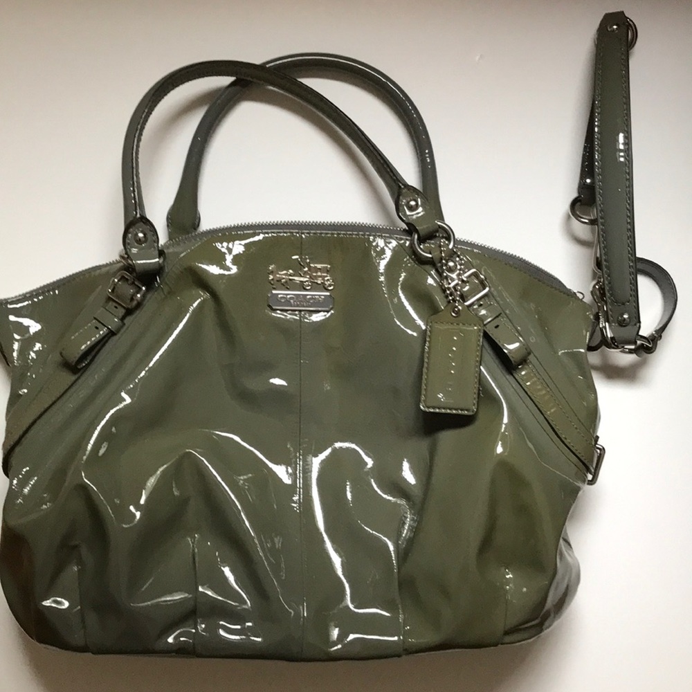 Coach Sophia Madison Patent Leather Satchel